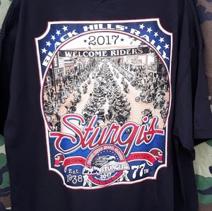*2017 Sturgis Black Hills Rally black tee XL